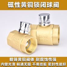 3YV5磁性阀门AC型磁性锁闭球阀暖气供暖开关水表前带锁加密阀门6