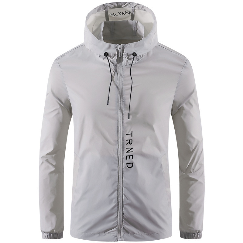 Ropa de protección solar para hombres de verano delgada seda de hielo transpirable para hombres al aire libre ropa de piel ligera de pesca ropa de protección solar chaqueta pareja image 2
