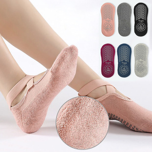 Cross-Border Amazon Supply Socks Women's Yoga Socks Thickened Terry Bottom Non-Slip Spring Pilates Floor Socks