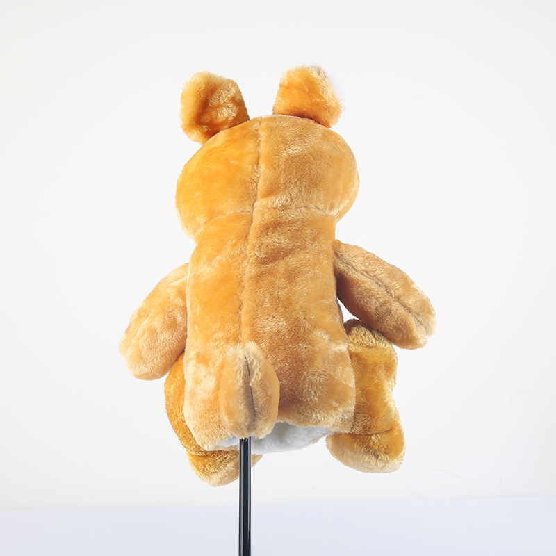 Cruz-frontera caliente canguro animal sombrero cubierta protectora lindo Club de felpa accesorios de la cubierta protectora logo