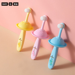 RAOYI Cloud Soft Baby Toothbrush, Single Pack for 1-3 Years Old, Cartoon Baby Fine and Soft Toothbrush for Wholesale