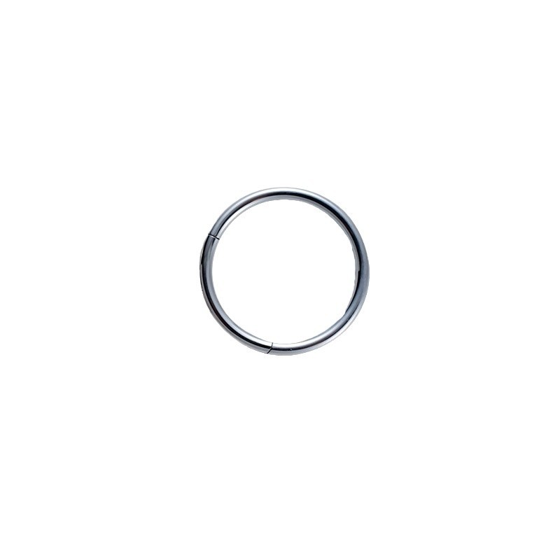 Titanium Steel Seamless Lip Ring Hoop 12mm Diameter 1.2mm Thick Plain Sleek Piercing Jewelry Wholesale detail image 8