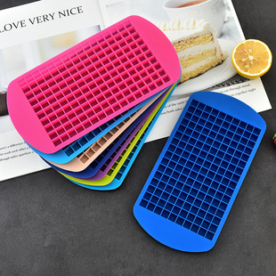 Manufacturer in stock 160 grid silicone ice tray ice box ice crushing mold small square silicone ice tray