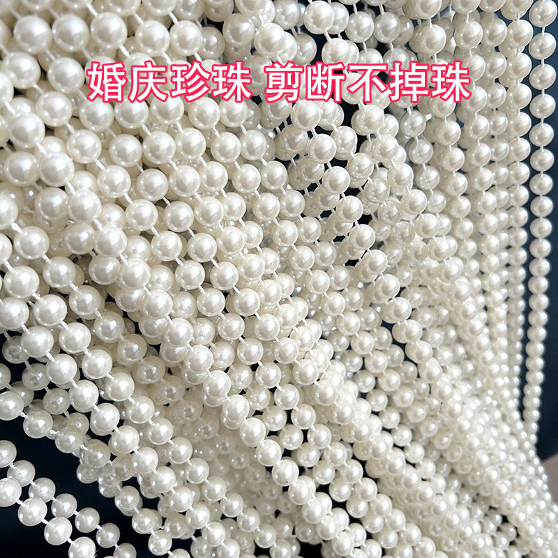 Pearl wedding props connecting beads chain beads skewers wedding…