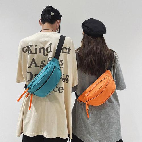 Ladies' Crossbody Bag 2025 Casual Ins Couple's Style, Hong Kong Style Outdoor Sports Shoulder Bag