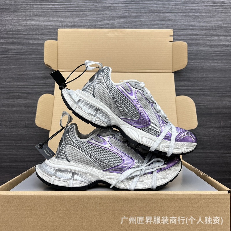 跨境专供毒家现货25ss巴黎B家纯原版本做旧3XL十代米金潮流跑鞋|undefined