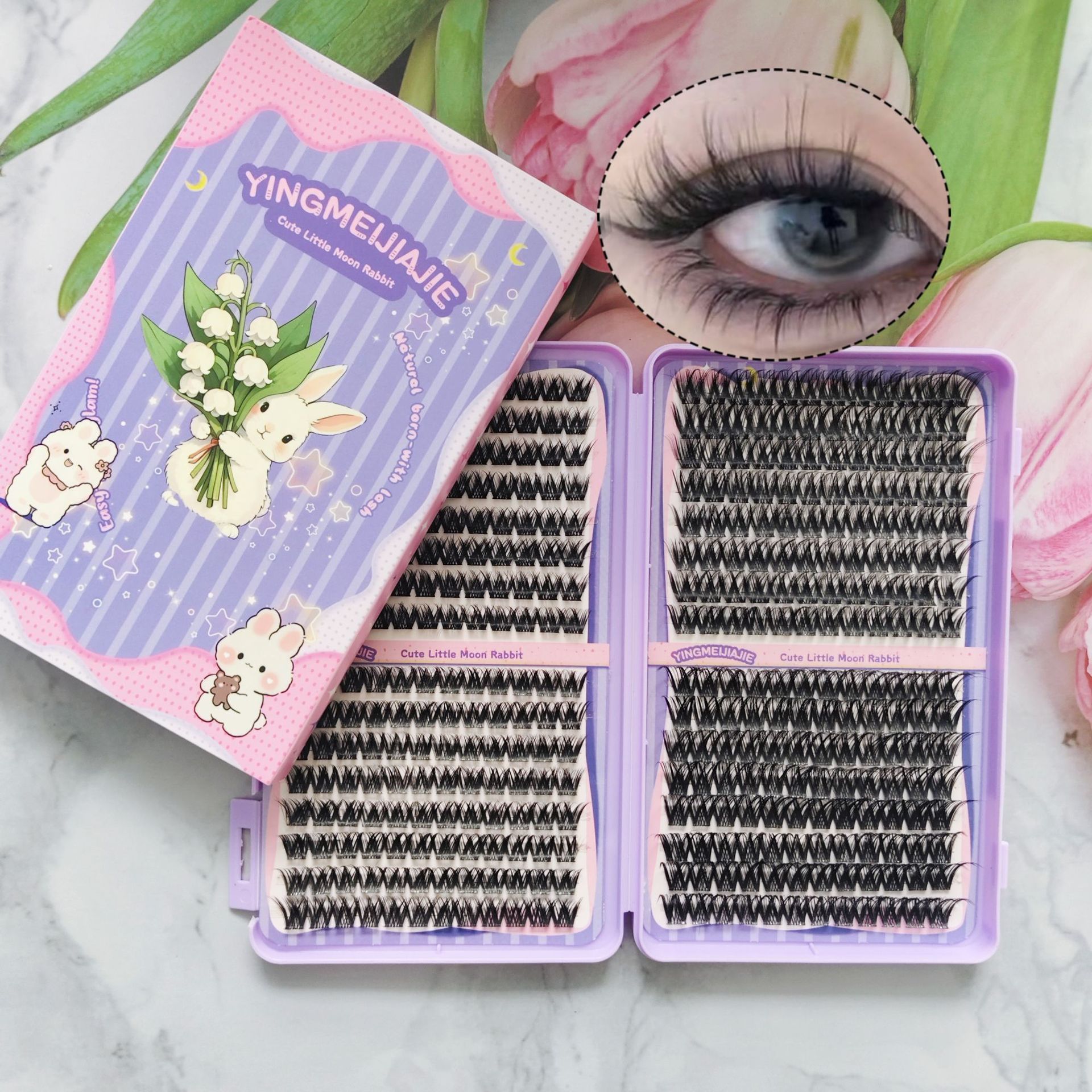 32 row of dense DlY lashes YF086