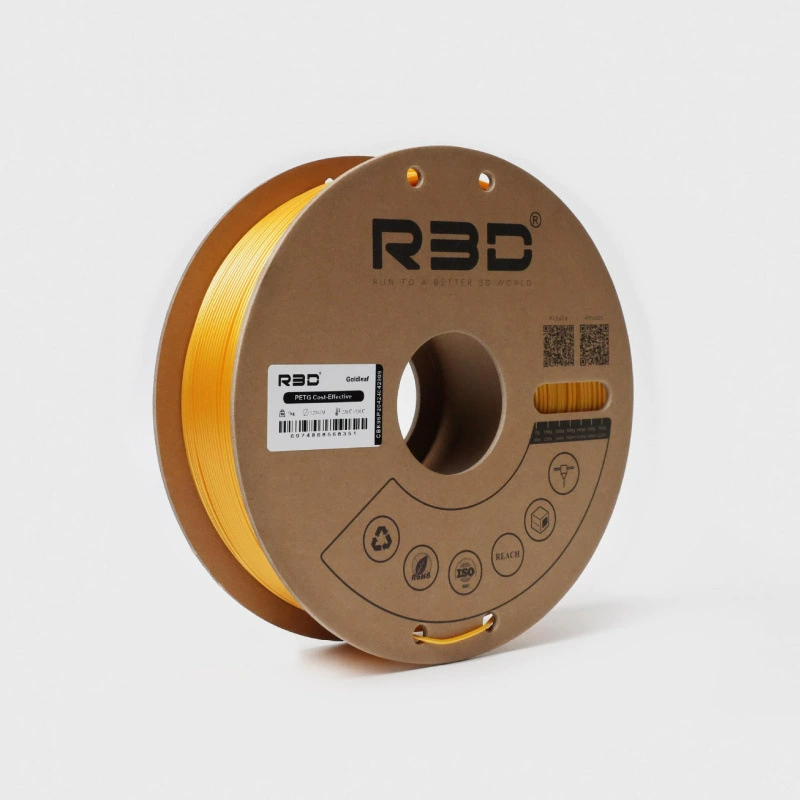 PETG-нить (R3D) 1 кг — экономичный сорт, разноцветные катушки и объёмы