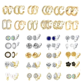 耳钉;耳环;耳夹