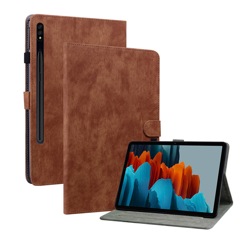 Suitable for Samsung Tab S7 Plus Protective Case 12.4inch Sm-T970/T975C Tablet Leather Case