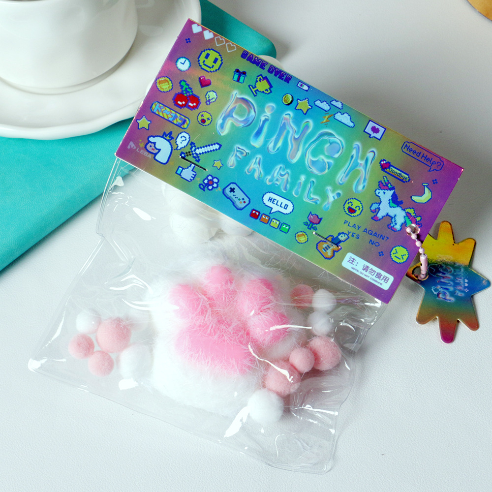 Douyin Explosive toy Network Red CAT Claw amasar le barro podrido se siente descomprimido Toys TPR amasar le wholesale Factory