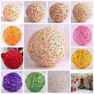 Willow Ball Rattan Ball Mall Decoration Flower Ball Milan Grass Ball Kindergarten Hanging Decoration Rattan Ball Festival Willow Ball
