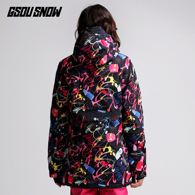 Women's snowboard snowboard jacket winter outdoor windproof waterproof snowproof jacket_voghion.com