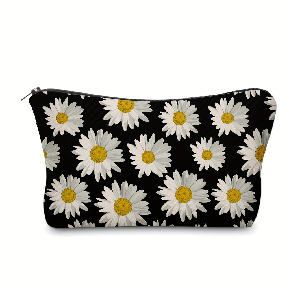 아마존 국경 간 데이지 귀여운 여성 여행 화장품 가방 동전 지갑 보관 가방 휴대용 가방