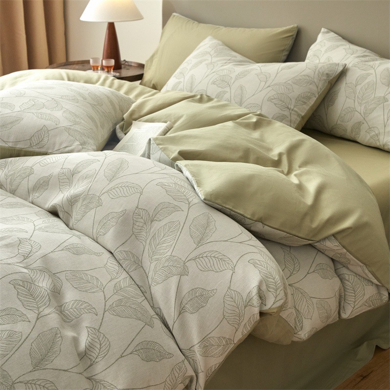 Impression style-wooden fruit green [cotton fabric, soft and skin-friendly]