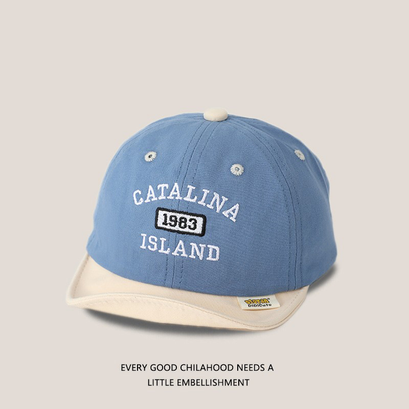 Sombrero de bebé primavera y otoño delgado sombrero de pato estilo coreano universal para niños y niñas sombrero de béisbol de brida suave marea de sombrero de verano