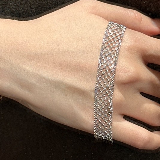 Lace Bracelet, Vintage, Niche Design, Simple and Elegant, with Zipper, Niche High-End Fashion Jewelry