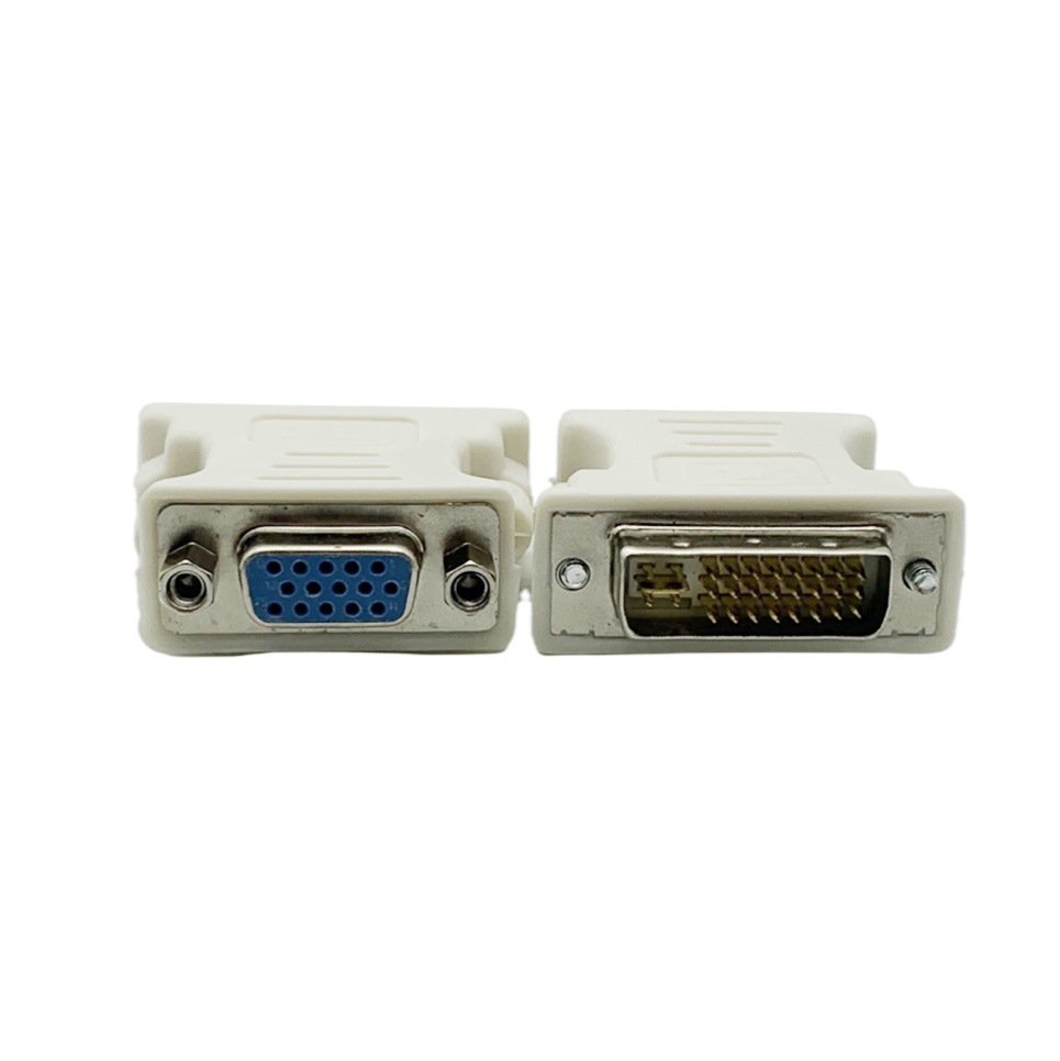 DVI24+5公转VGA母转接头DVI公转VGA母24+5转15孔电脑电视转接头