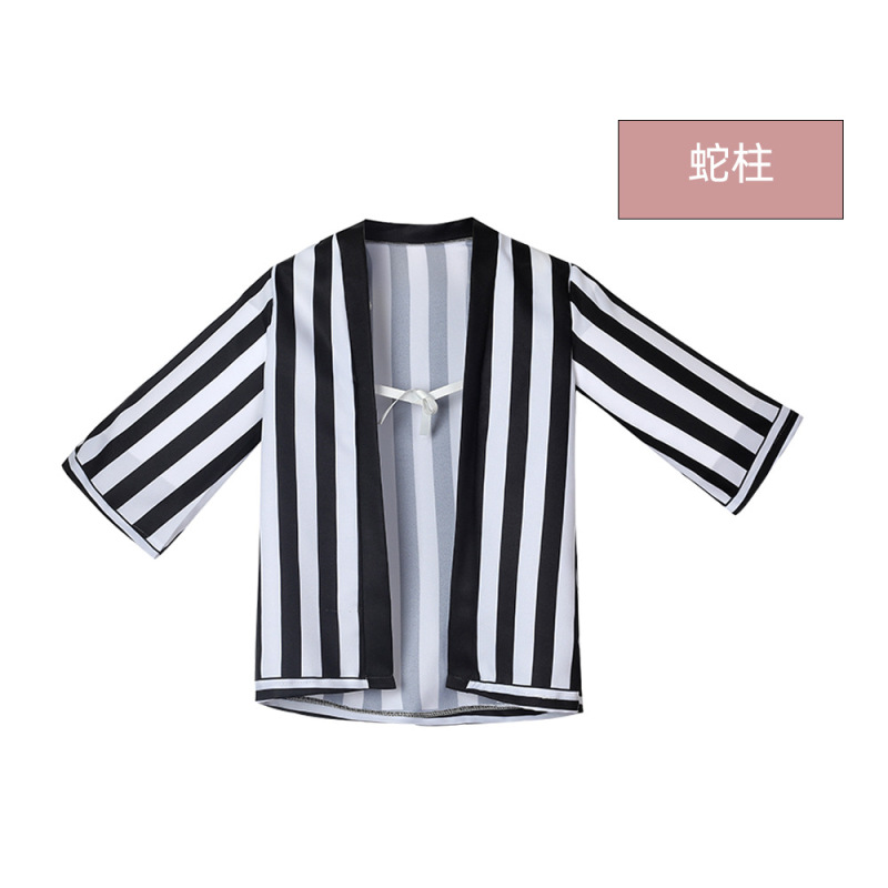 二次元鬼滅の刃マントアニメcos児童服装成人演技服かまどの炭治郎周辺|undefined
