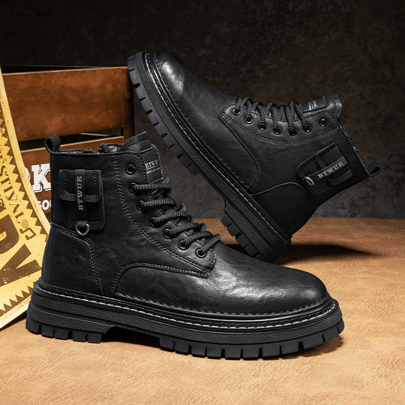 Китайская банда Martin сапоги мужской 2024 новый британский стиль высокий стиль