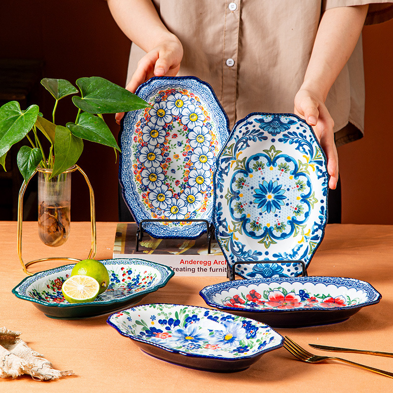 Polish Ceramic Rectangular Plate Sushi Plate Household Tableware Dish Plate Creative Western Food Plate Snack Snack Plate Fish Plate Polish Ceramic Rectangular Plate Sushi Plate Household Tableware Dish Plate Creative Western Food Plate Snack Snack Plate Fish Plate