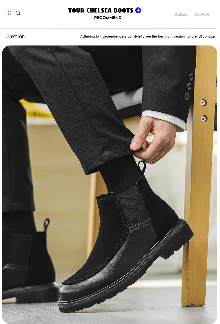 Chelsea boots uomo stivaletti in pelle eleganti e comodi_voghion.com