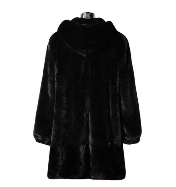 Autumn and winter new fur jacket high imitation mink coat female…