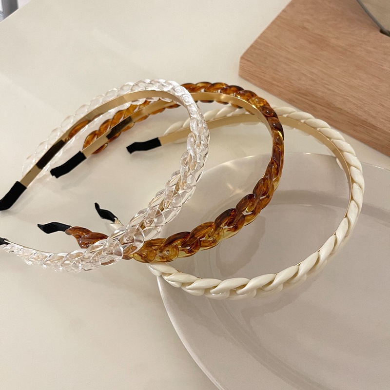 Korean version of the chain headband personality