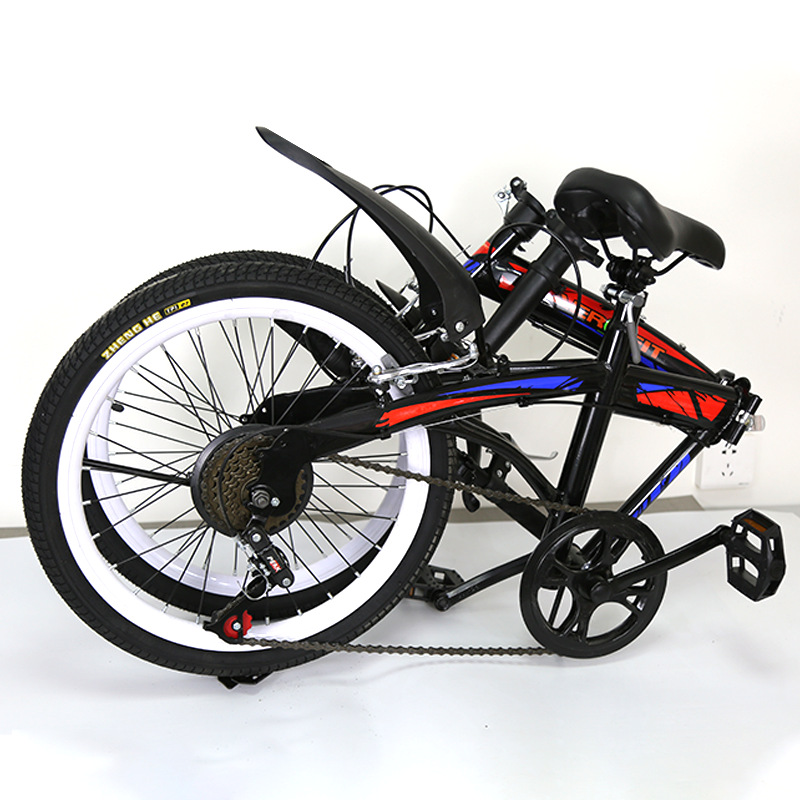 Transfronterizo al por mayor 20 pulgadas bicicletas plegables bicicletas de montaña una rueda bicicleta plegable para adultos