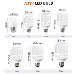 Factory Direct Sales LED High-Bright Energy-Saving Bulb with Constant Current High Power LED Bulb