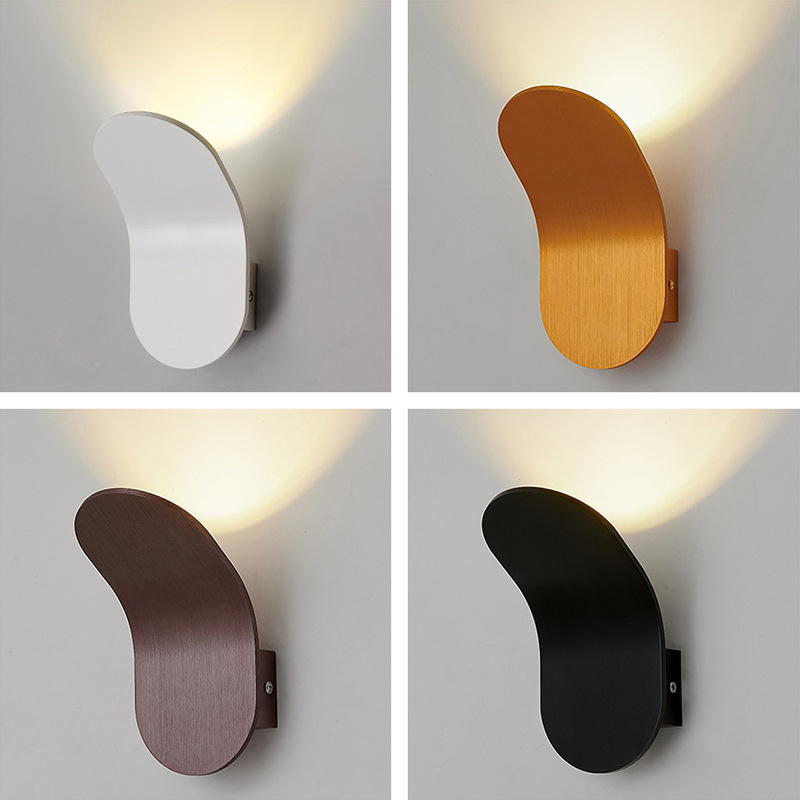 Modern minimalist wall lamp creative bedside lamp living room sofa TV background wall lamp hotel engineering guest room wall lamp