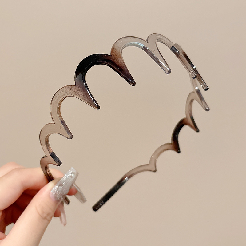 Doble uso para el acabado del cabello roto artefacto de gran onda de cabello nuevo aumento de la parte superior del cráneo, la cabeza de la cabeza de la tarjeta de cabello de mar adornamiento para el cabello