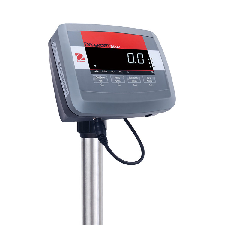 Báscula de plataforma electrónica Ohaus Defender3000, báscula de plataforma Ohaus D32PE60BLZH de precisión. image 5