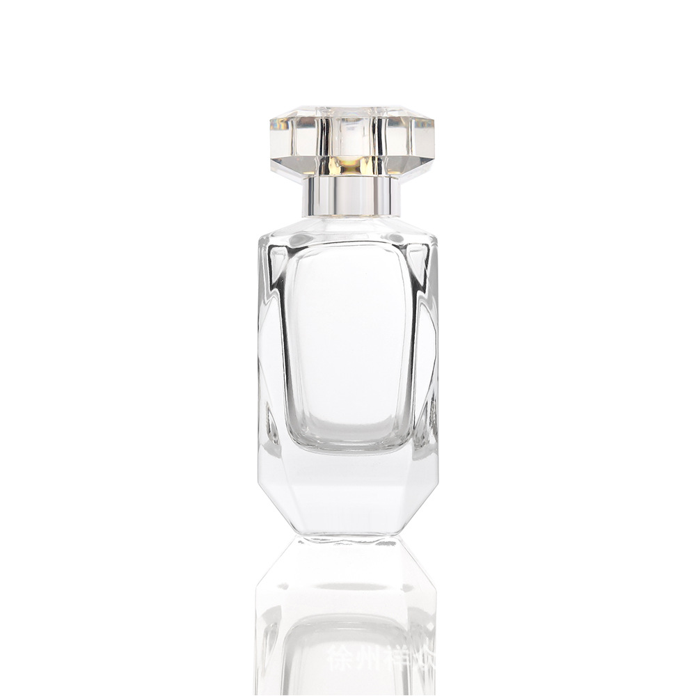 Las botellas de perfume transparentes de venta caliente en el comercio exterior se pueden etiquetar como botellas vacías de vidrio de 50 ml, un conjunto de modelos de Oriente Medio. image 6