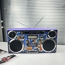 经典欧美摇滚大型磁带机收音机无线蓝牙音响K歌一体机高音质音响