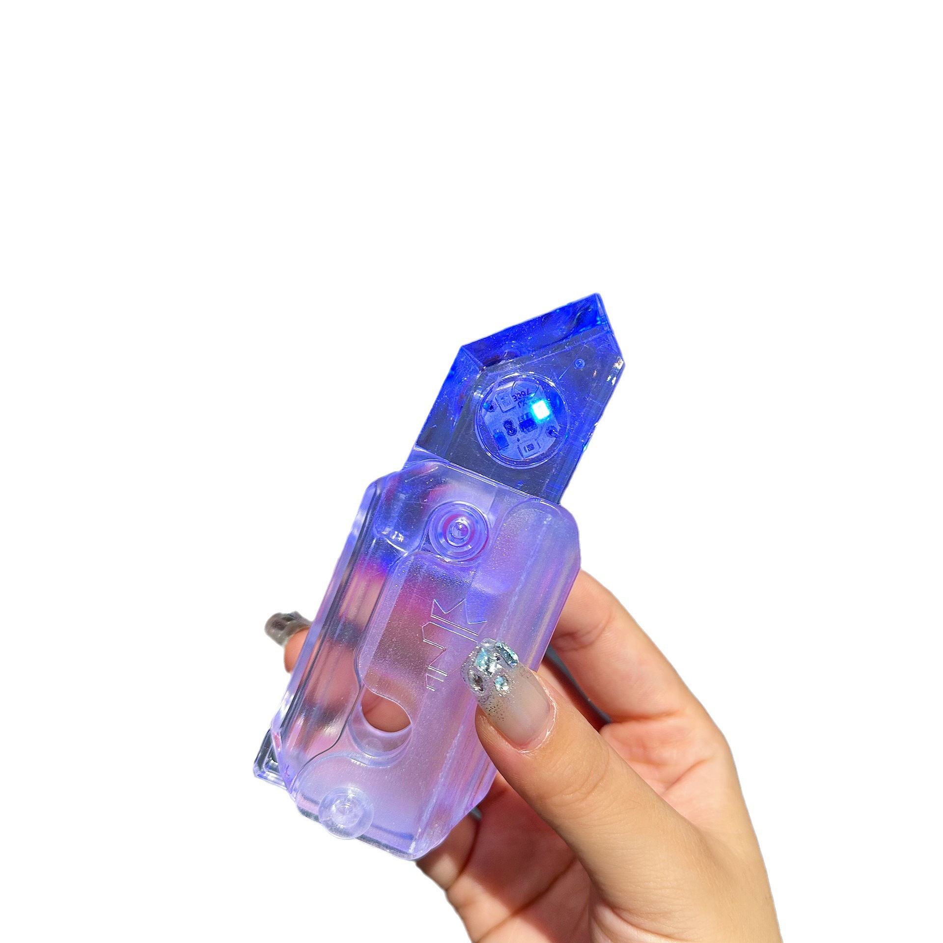 Venta al por mayor popular en línea de juguete de celebridad flash cuchillo de rábano 3D gravedad plástico hoja de descompresión juguete luminoso desnudo desgaste anti-ansiedad