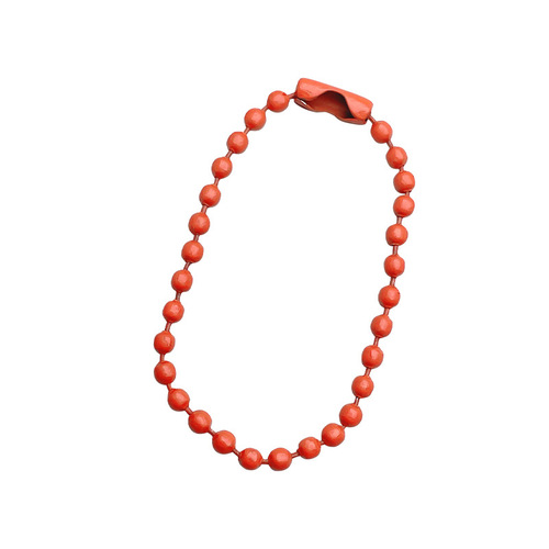 Colorful Bead Chain Wholesale Hook Chain Metal Wholesale Material Pack Keychain Small Pendant Bead Chain Matching Gradient Glitter Plate