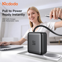 麦多多35W英欧规自带线氮化镓GaN手机笔记本充电器适用苹果闪充头