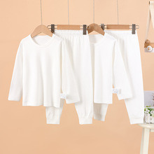 儿童纯棉秋衣秋裤套装男童女童保暖内衣中大童全棉睡衣家居服a类