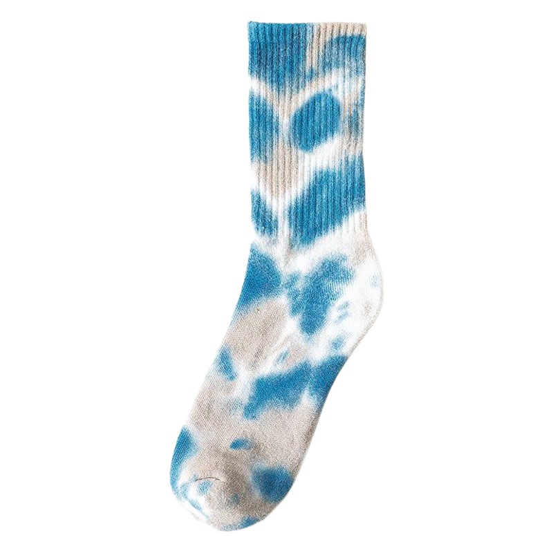 Nuevos calcetines de algodón pareja europea y americana calle Terry engrosó los calcetines deportivos teñidos de hombres y mujeres calcetines al por mayor calcetines de moda de personalidad