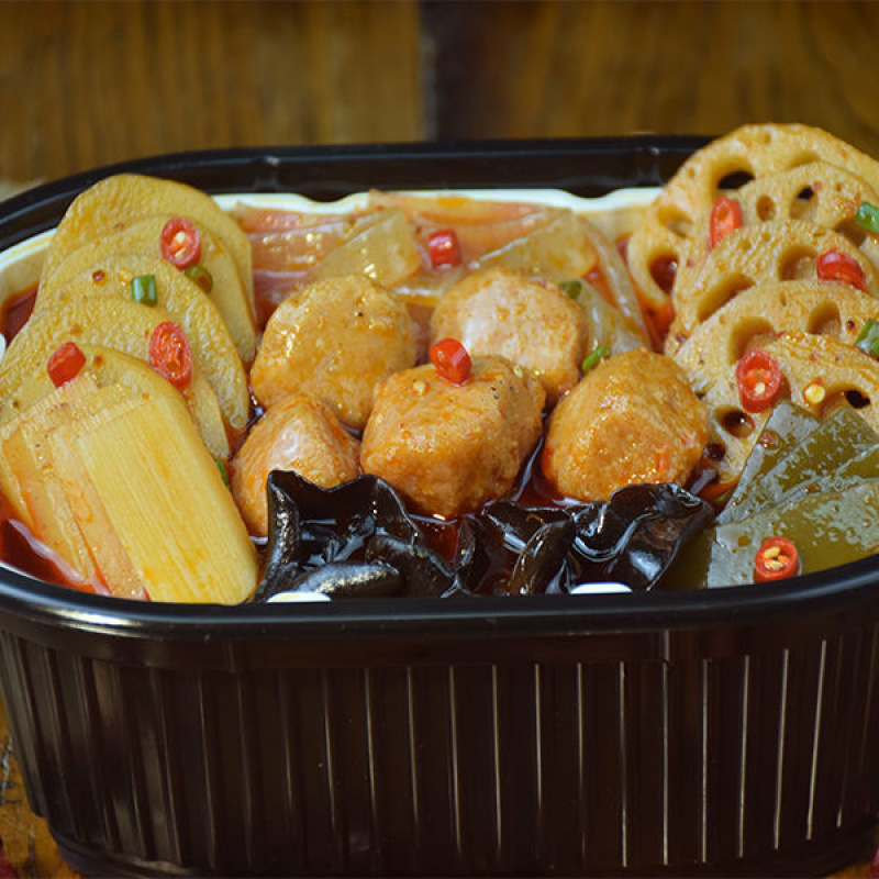 【딱딱한 배 아산】매운 쇠고기 공 3박스