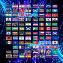 现货世界国旗8*5魔术贴徽章士气章墨西哥臂章刺绣布贴背胶补丁贴