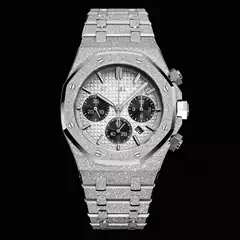 ZF Factory AP Royal Oak 1572 Viral TikTok Quartz Watch Waterproof Luminous Steel Bracelet Men's Wristwatch Custom Order Available
