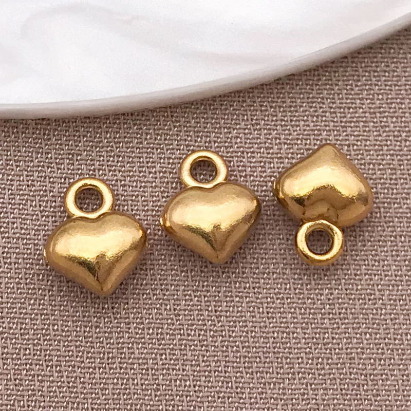 不锈钢简约多款式樱桃海马五角星吊坠小挂件diy项链耳饰饰品配件|undefined