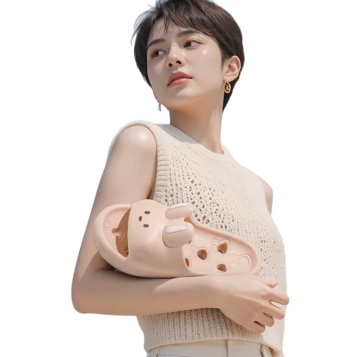 Pantoufles de douche antidérapantes pour couples, pantoufles d'intérieur pour hommes offrant un confort optimal et une qualité supérieure, sandales en EVA spécialement conçues pour la salle de bain._voghion.com