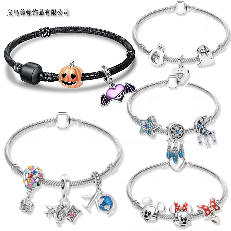 Factory supply Valentine's Day bracelet European charm ladies bracelet DIY brand jewelry handmade jewelry wholesale Factory supply Valentine's Day bracelet European charm ladies bracelet DIY brand jewelry handmade jewelry wholesale