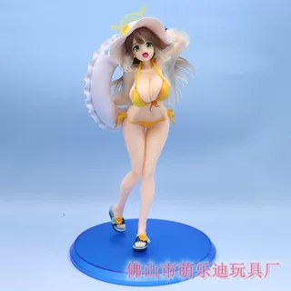 碧蓝档案十六夜野宫可动公仔摆件手办模型泳圈景品车载二次元批发