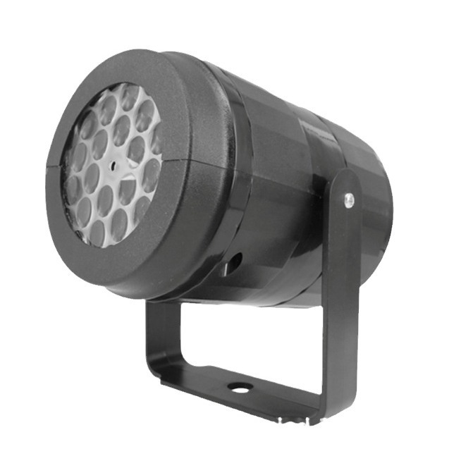 2025 ventisca de exportación transfronteriza HD 16 patrones lámpara de proyección giratoria decoración interior de Halloween de Navidad