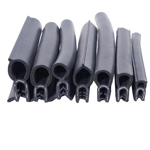 Rubber U-Shaped Sealing Strip Waterproof and Dustproof Distribution Box Cabinet Edge Strip Side Bubble Top Bubble Anti-Collision Strip Car Door Strip