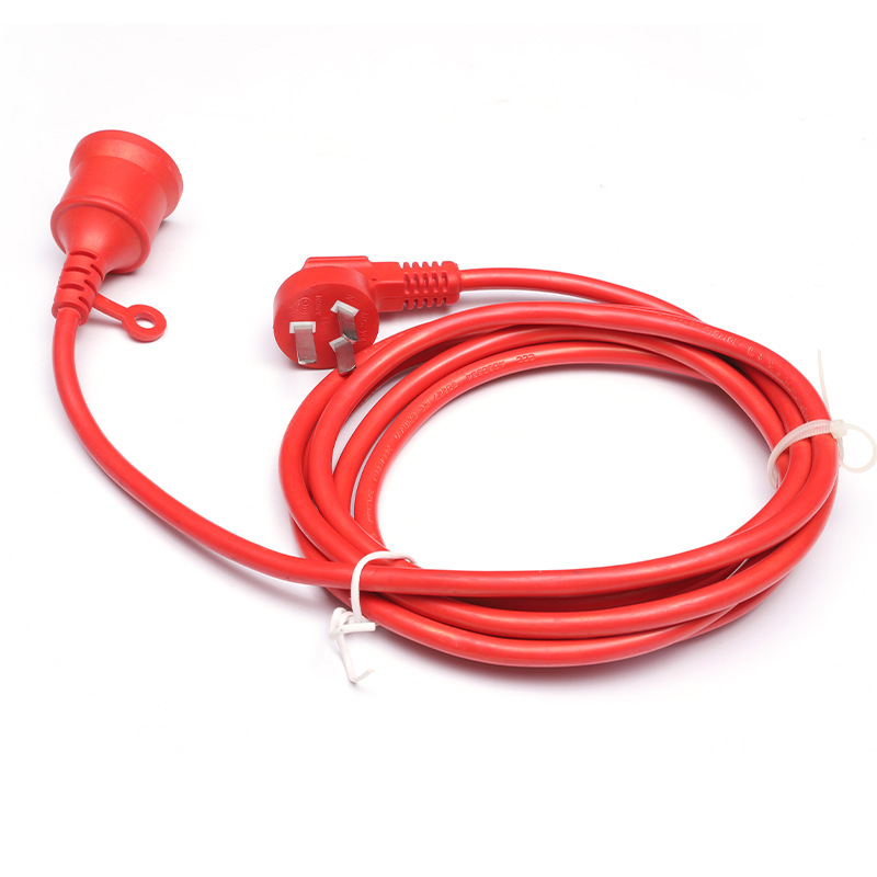 厂家直销批发国内三芯电源线 国标对插母插座插头延长线